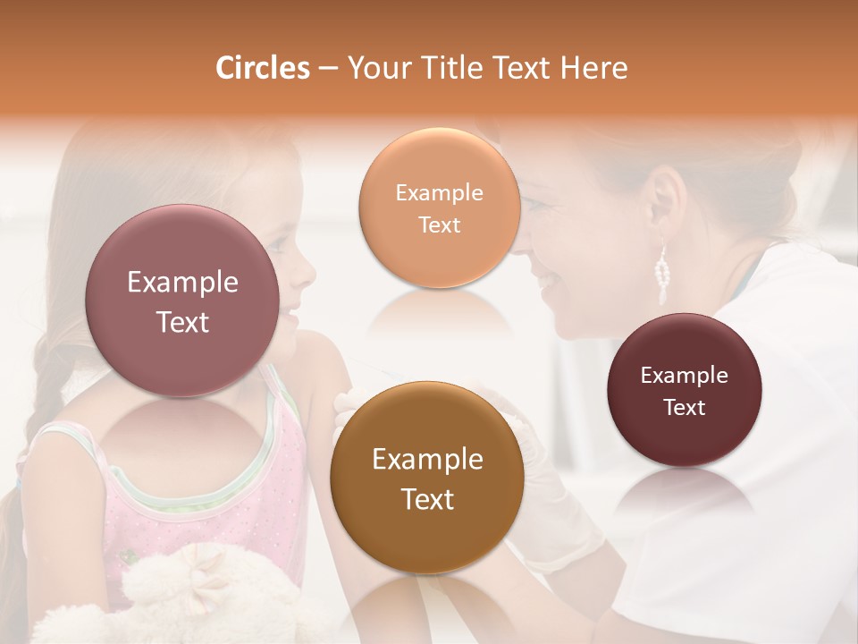 Needle Smile Girl PowerPoint Template