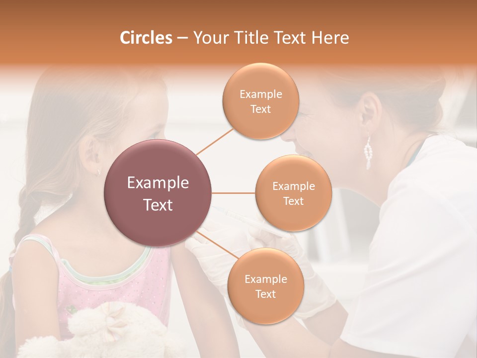 Needle Smile Girl PowerPoint Template