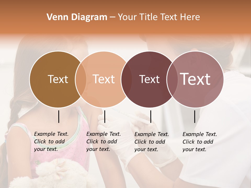 Needle Smile Girl PowerPoint Template