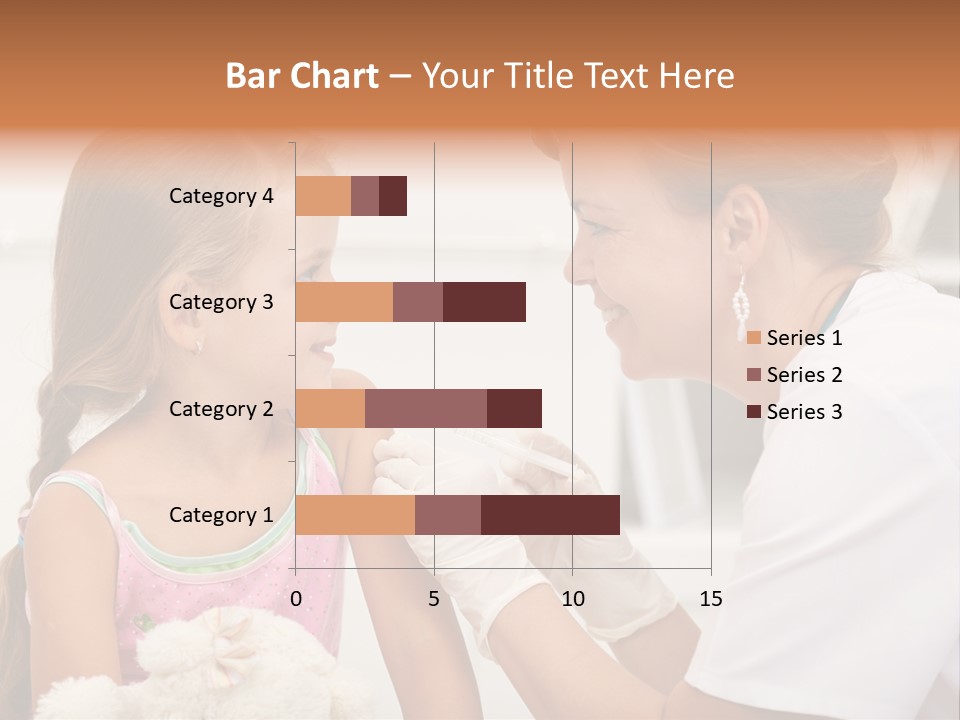 Needle Smile Girl PowerPoint Template