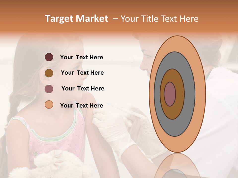 Needle Smile Girl PowerPoint Template