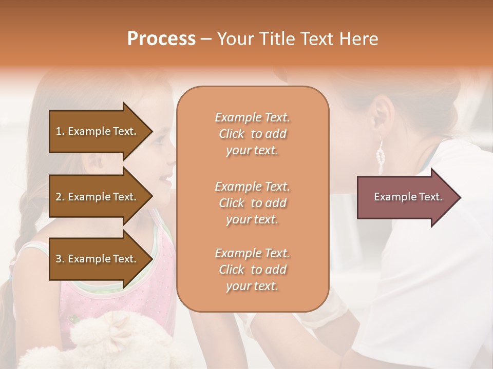 Needle Smile Girl PowerPoint Template