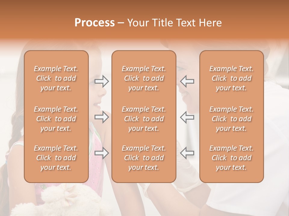 Needle Smile Girl PowerPoint Template