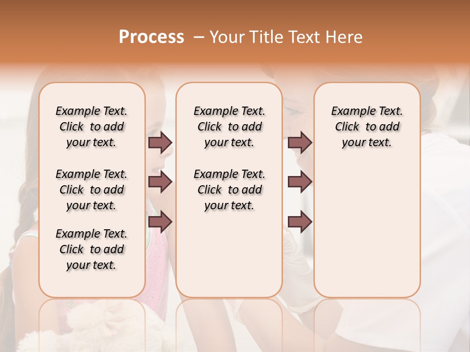 Needle Smile Girl PowerPoint Template