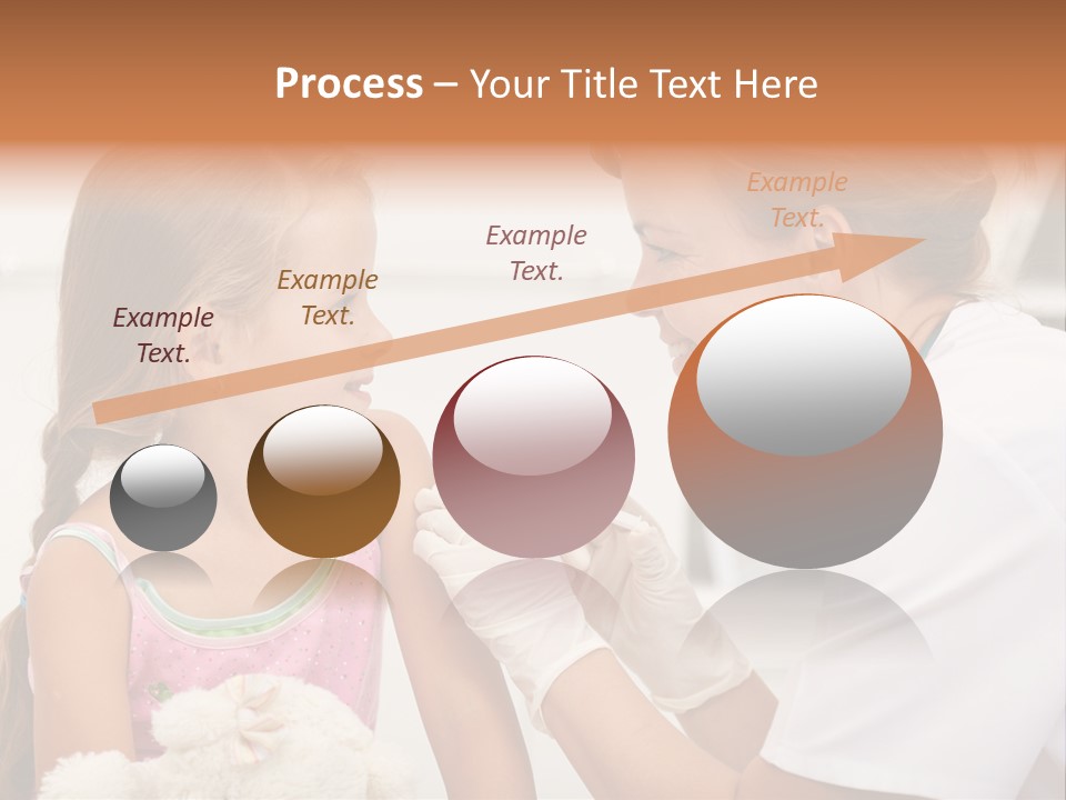 Needle Smile Girl PowerPoint Template