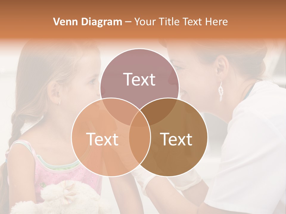 Needle Smile Girl PowerPoint Template