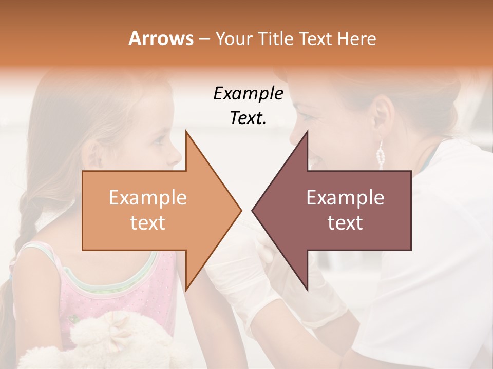 Needle Smile Girl PowerPoint Template