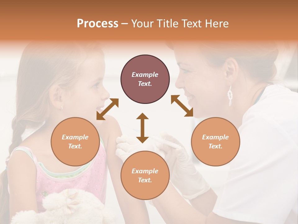 Needle Smile Girl PowerPoint Template