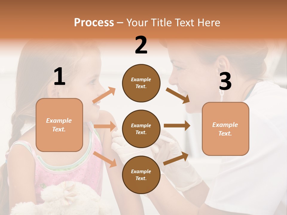 Needle Smile Girl PowerPoint Template