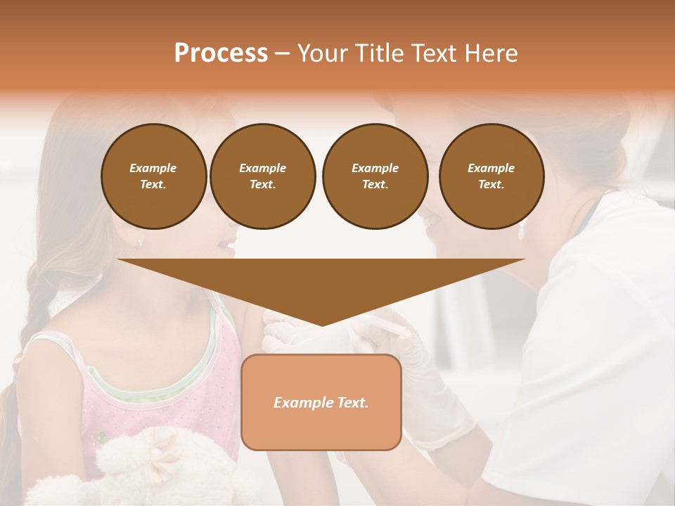 Needle Smile Girl PowerPoint Template