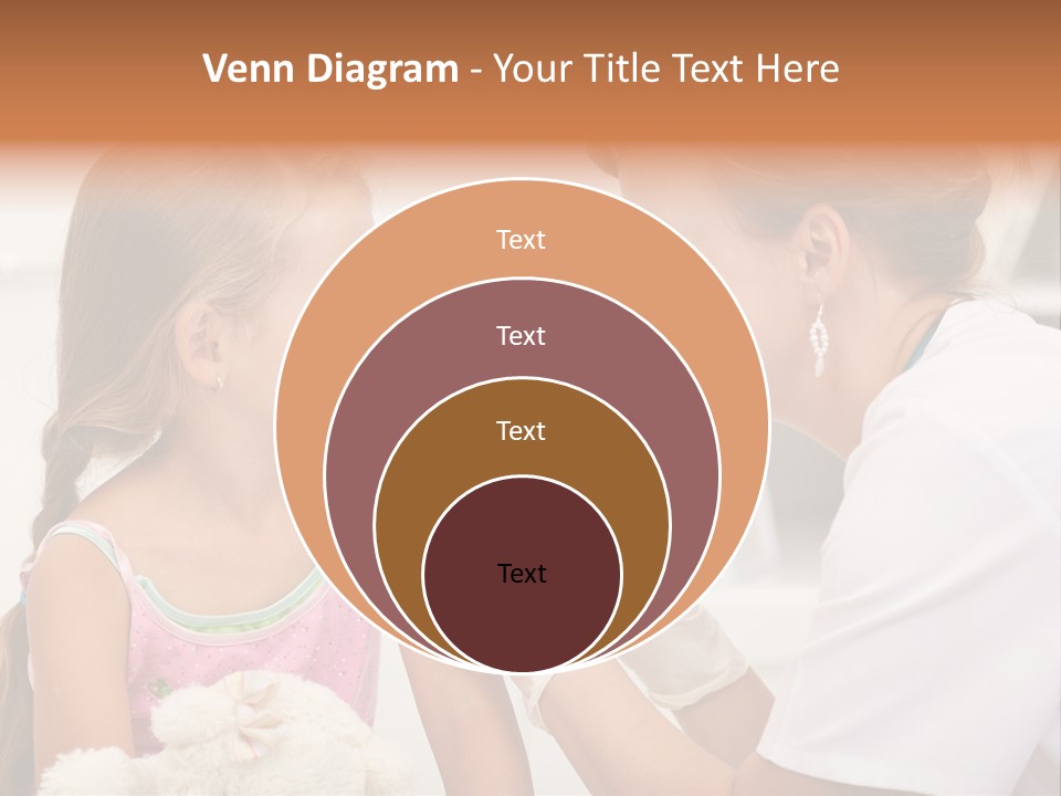 Needle Smile Girl PowerPoint Template