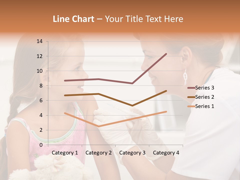 Needle Smile Girl PowerPoint Template