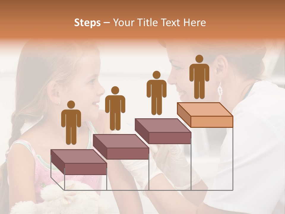 Needle Smile Girl PowerPoint Template