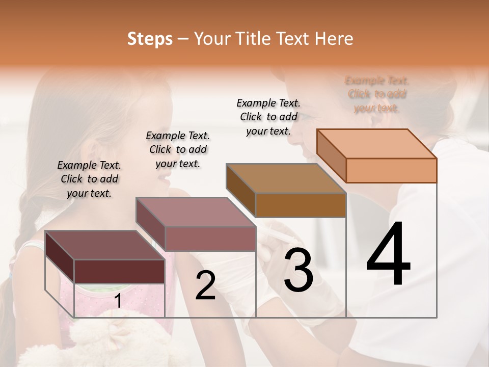 Needle Smile Girl PowerPoint Template