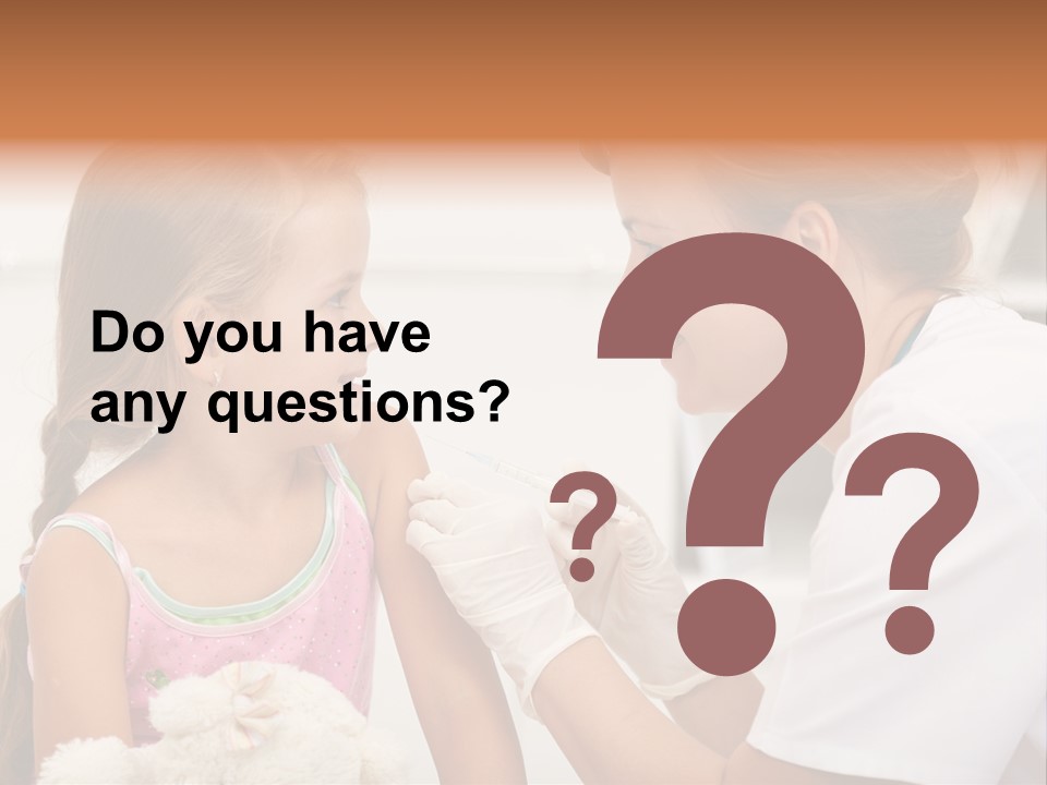 Needle Smile Girl PowerPoint Template