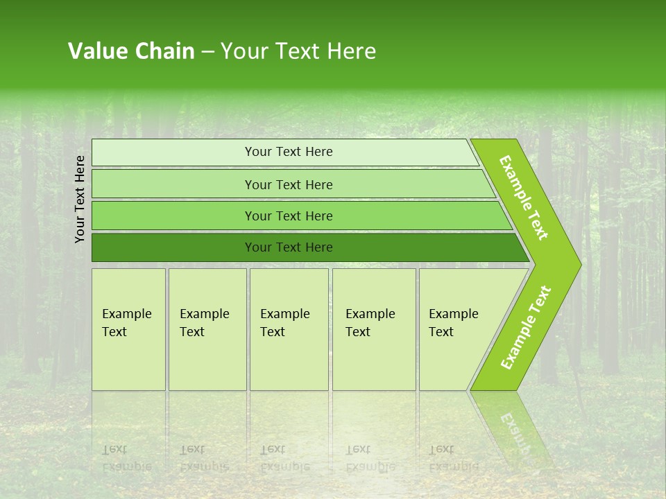 Environment Scene Pine PowerPoint Template