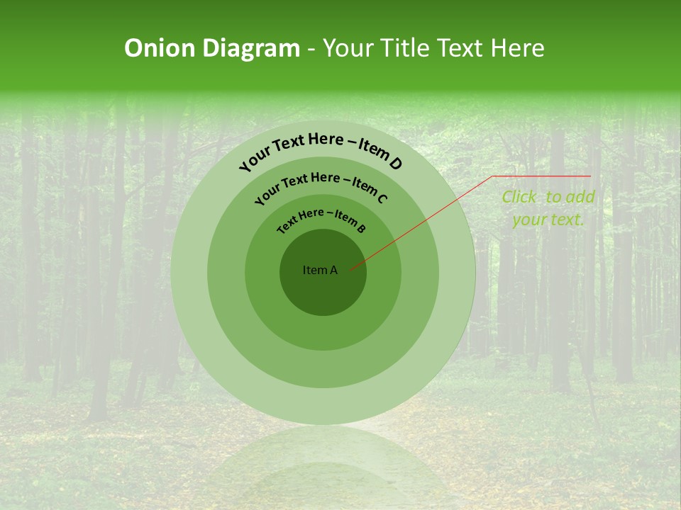 Environment Scene Pine PowerPoint Template
