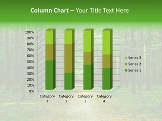 Environment Scene Pine PowerPoint Template