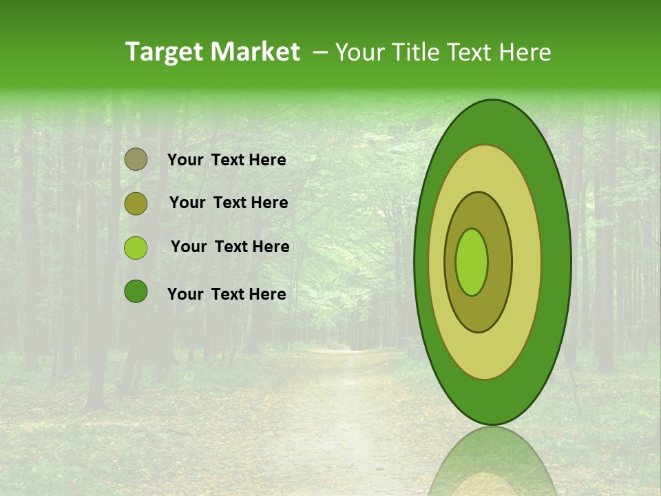 Environment Scene Pine PowerPoint Template