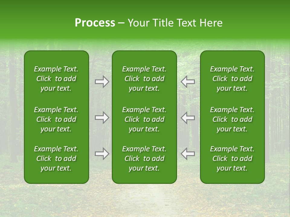 Environment Scene Pine PowerPoint Template