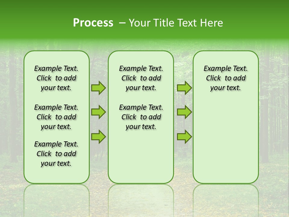 Environment Scene Pine PowerPoint Template