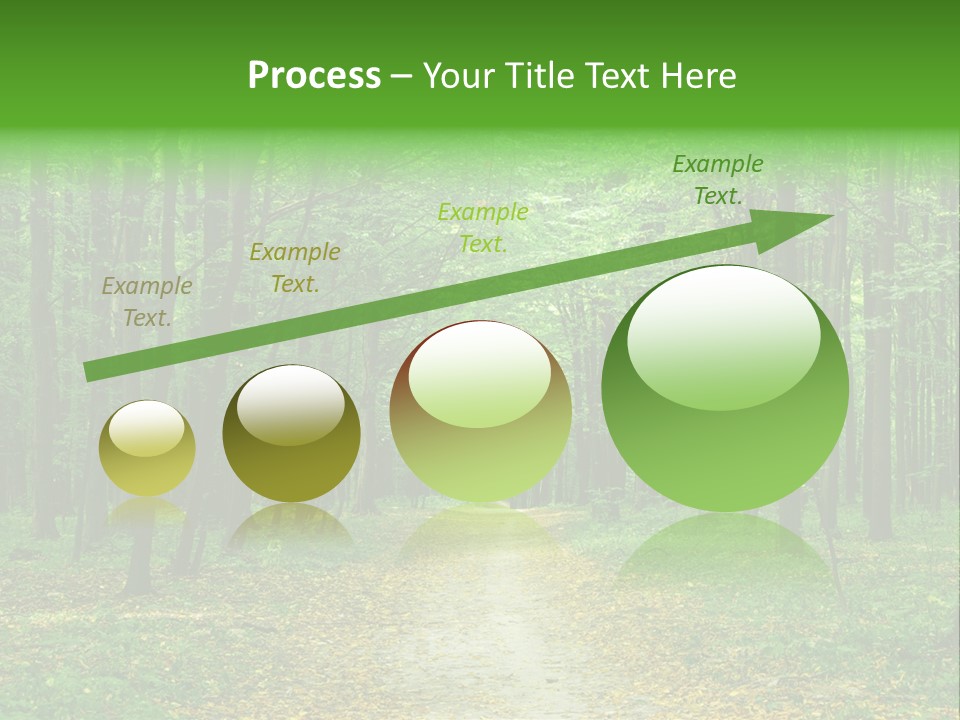 Environment Scene Pine PowerPoint Template