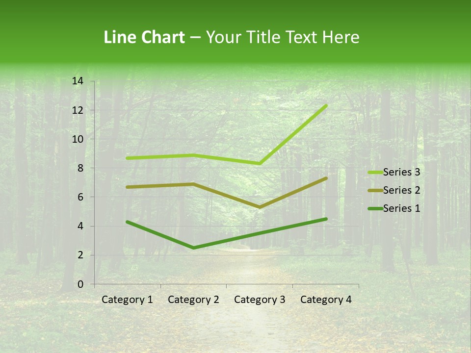 Environment Scene Pine PowerPoint Template