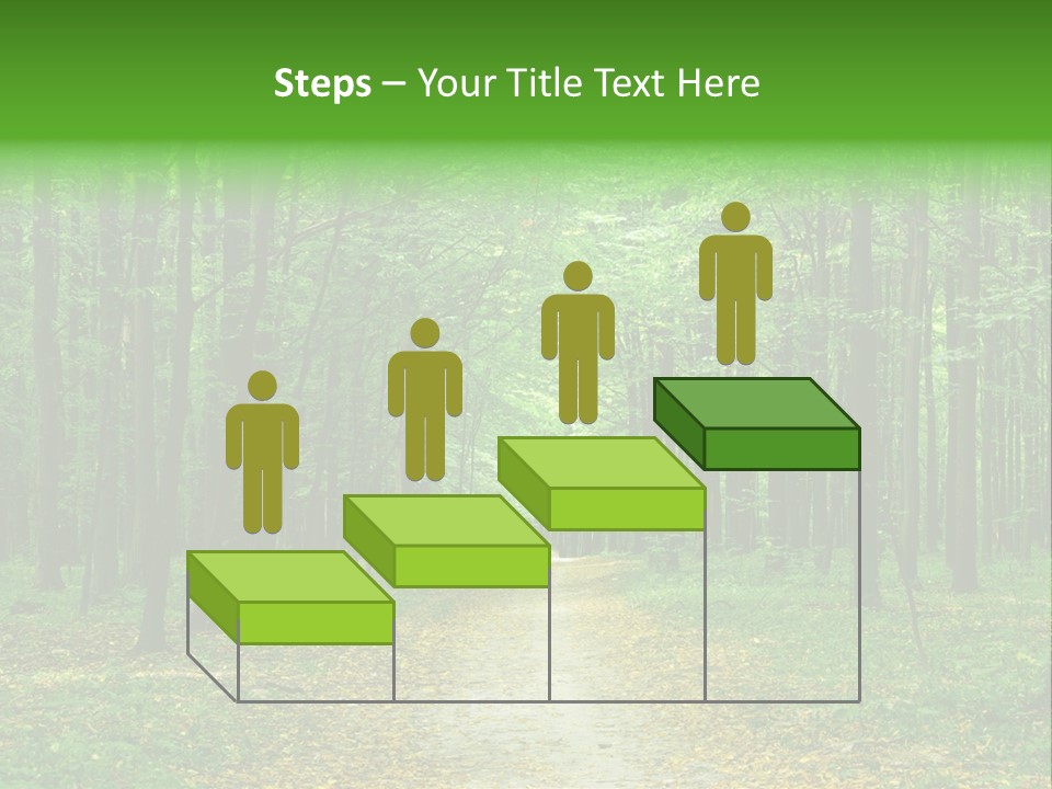 Environment Scene Pine PowerPoint Template