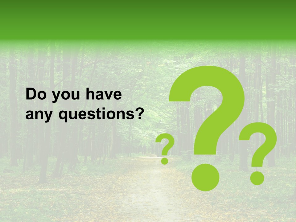 Environment Scene Pine PowerPoint Template