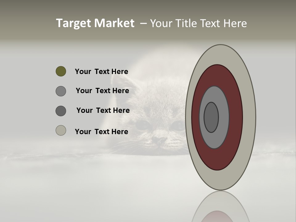 Puss Indoor Beauty PowerPoint Template