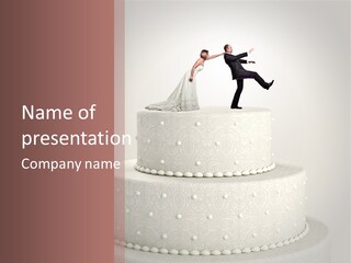 Happiness Wife Groom PowerPoint Template