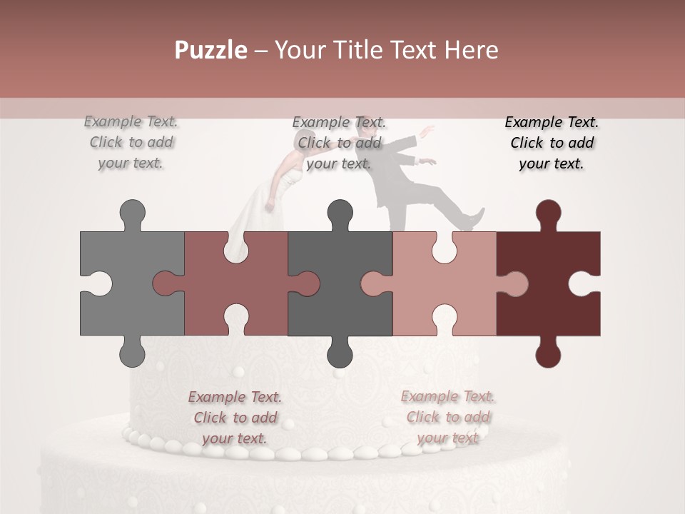 Happiness Wife Groom PowerPoint Template