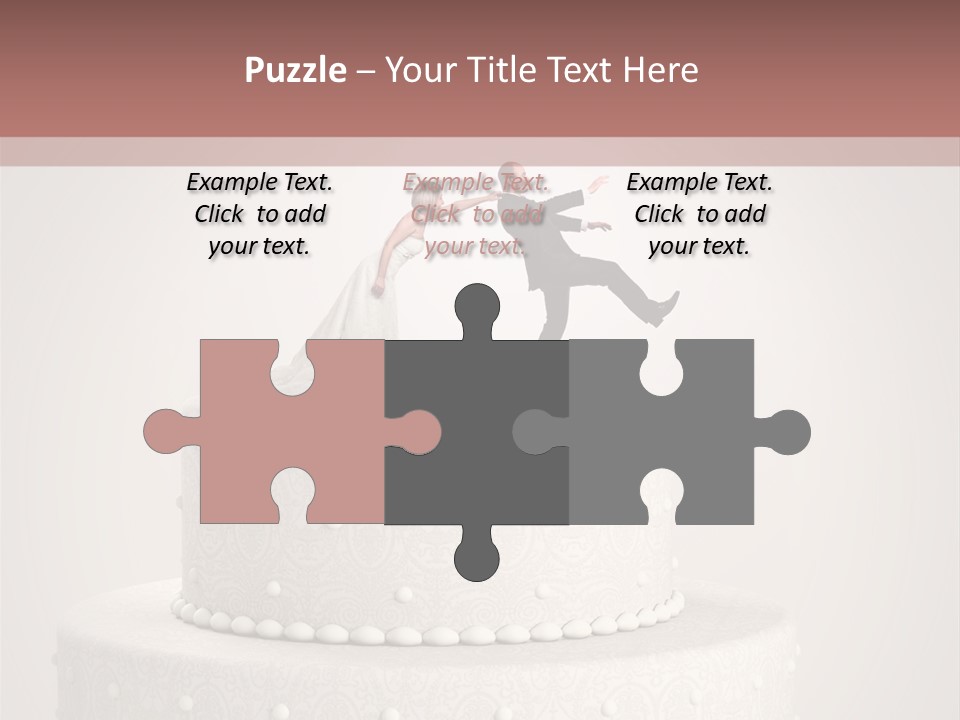 Happiness Wife Groom PowerPoint Template