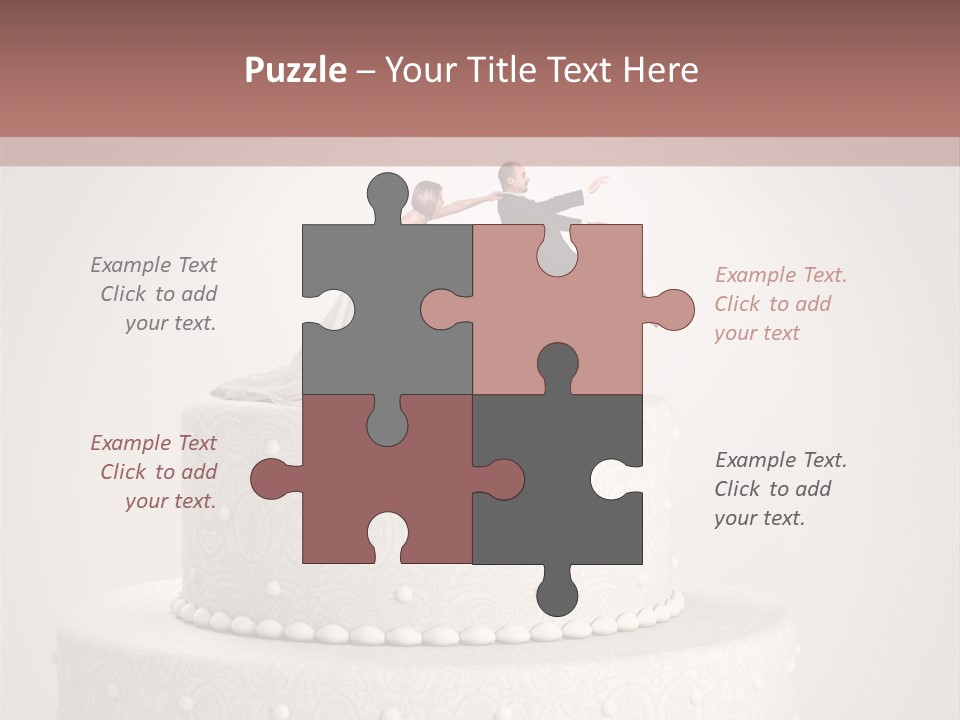 Happiness Wife Groom PowerPoint Template