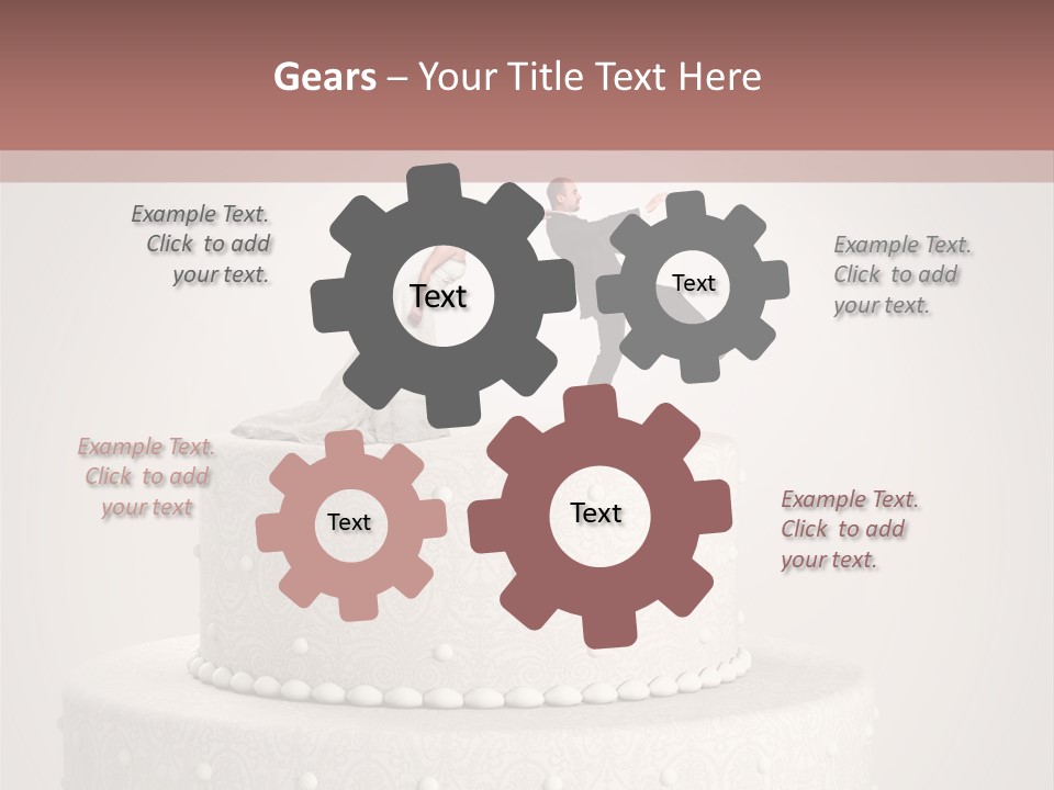 Happiness Wife Groom PowerPoint Template