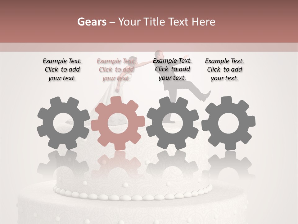 Happiness Wife Groom PowerPoint Template