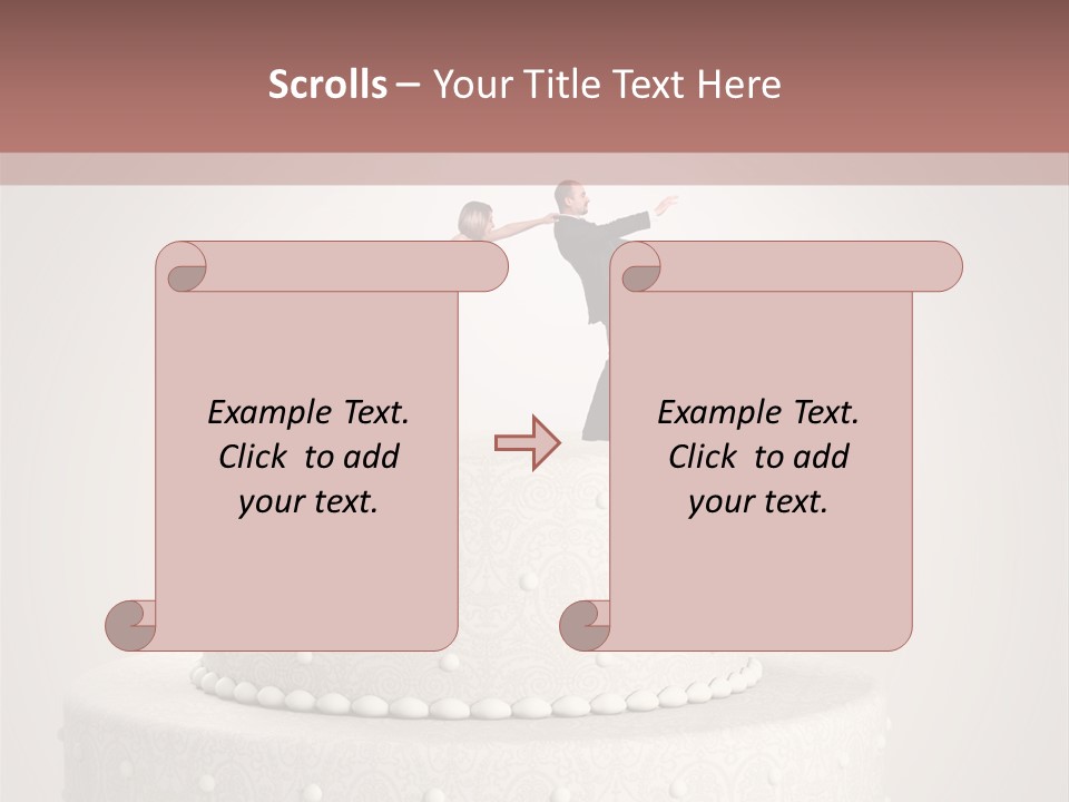 Happiness Wife Groom PowerPoint Template