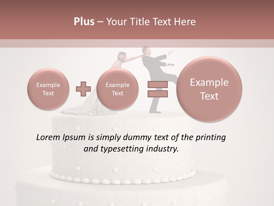 Happiness Wife Groom PowerPoint Template