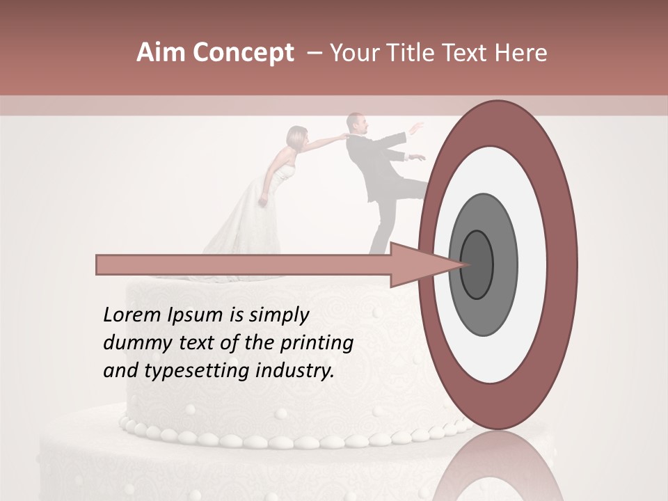 Happiness Wife Groom PowerPoint Template