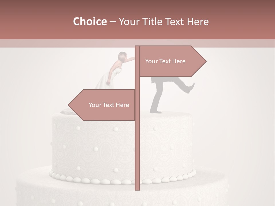 Happiness Wife Groom PowerPoint Template