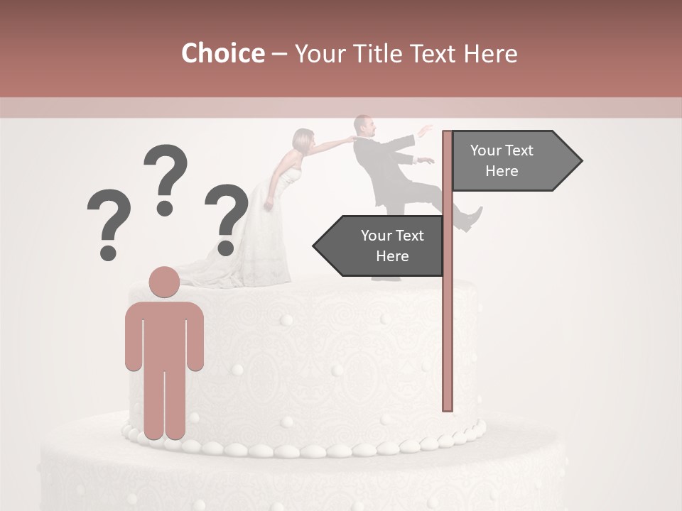 Happiness Wife Groom PowerPoint Template