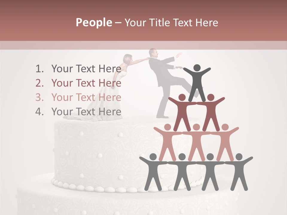 Happiness Wife Groom PowerPoint Template