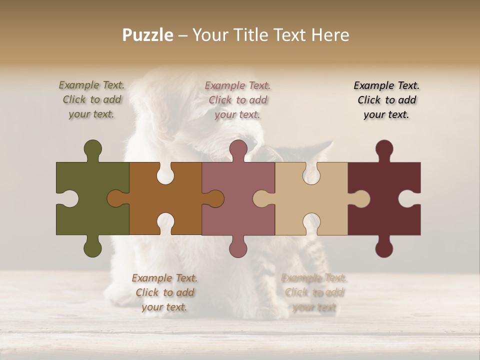 Purebred Relationship Puppy PowerPoint Template
