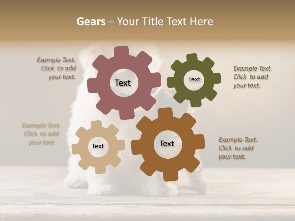 Purebred Relationship Puppy PowerPoint Template