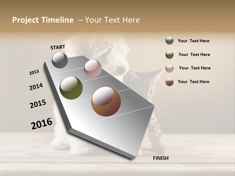 Purebred Relationship Puppy PowerPoint Template