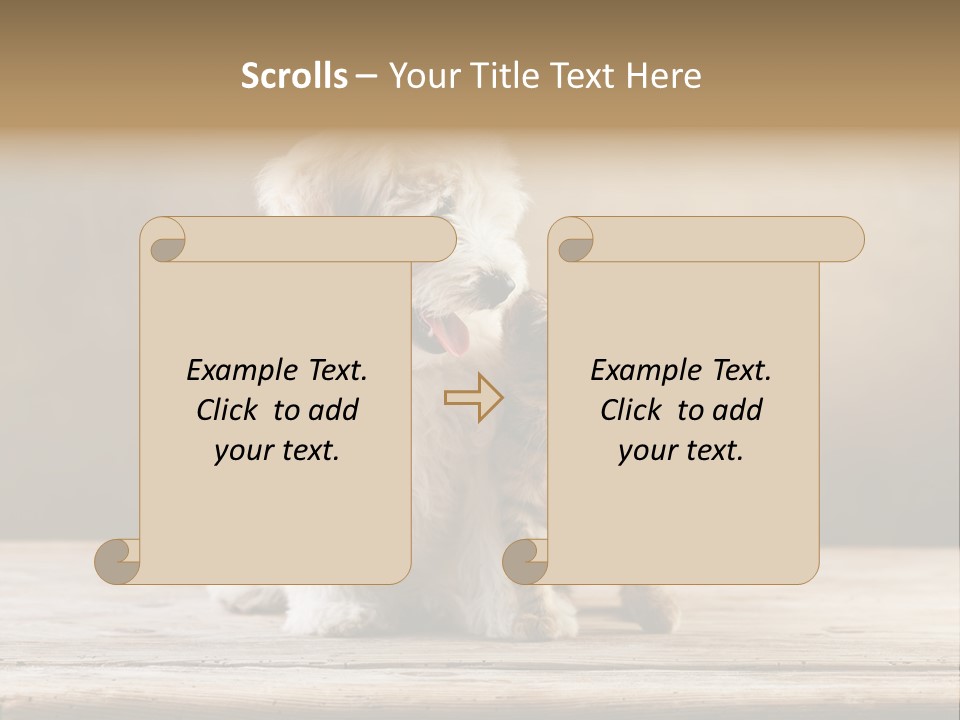 Purebred Relationship Puppy PowerPoint Template