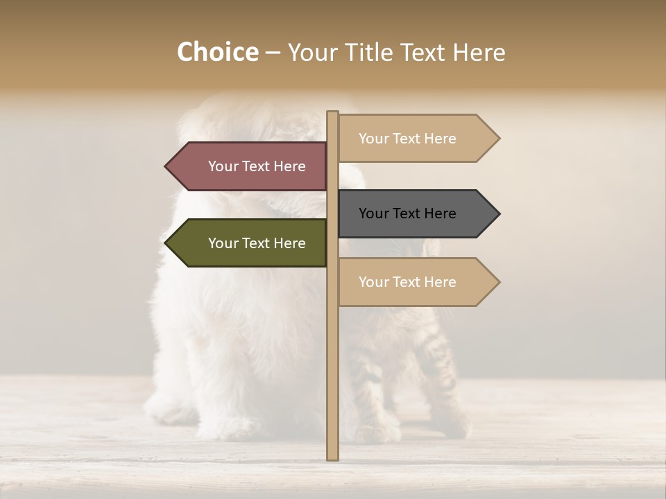 Purebred Relationship Puppy PowerPoint Template