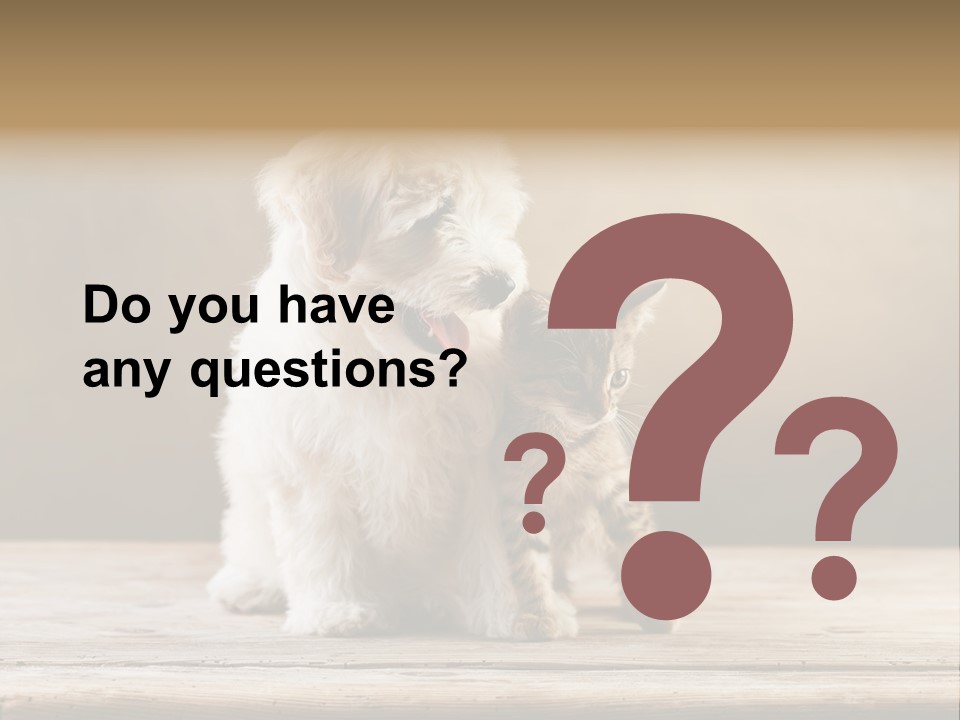 Purebred Relationship Puppy PowerPoint Template