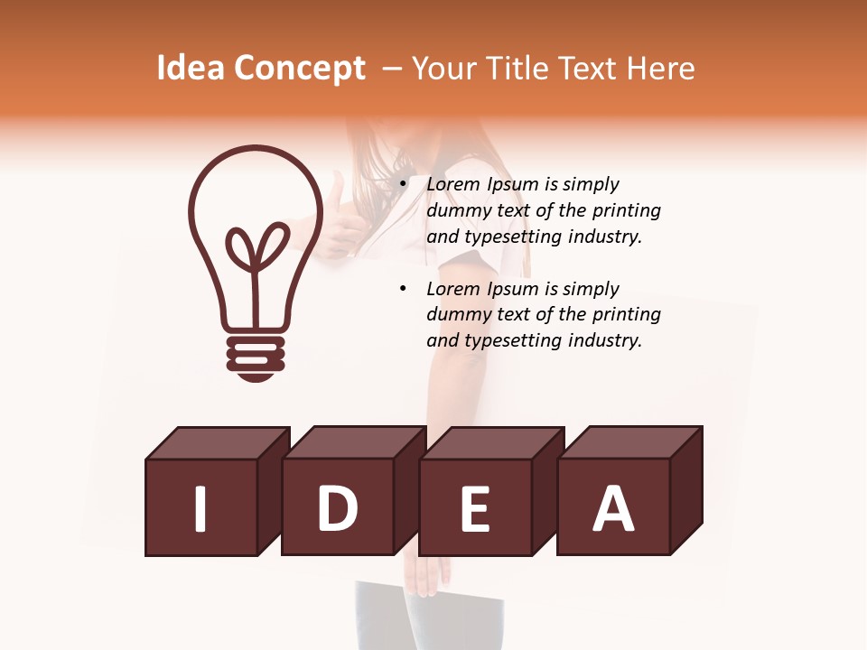 Isolated Empty Cute PowerPoint Template