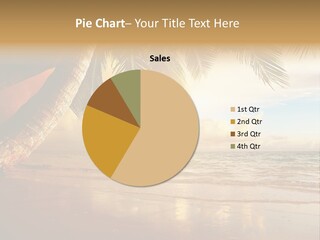 Blue Dawn Tree PowerPoint Template